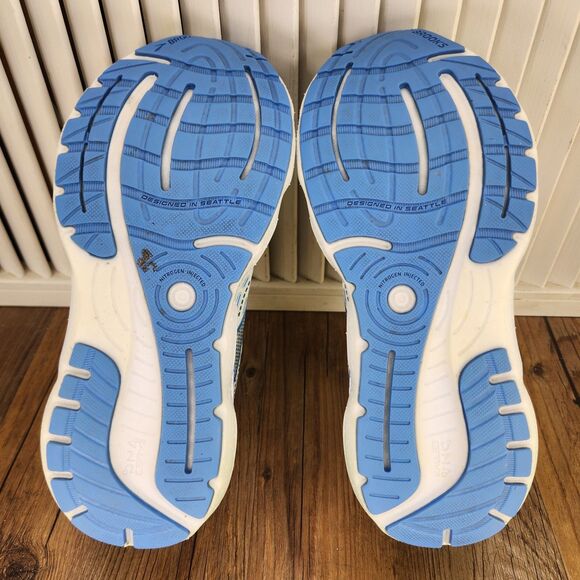 Brooks Glycerin GTS 20 Womens Sz 7.5 Blue Glass Marina Running Shoes 1203701B494 - Picture 7 of 9